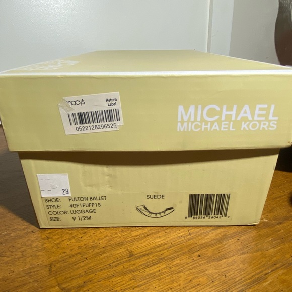 MICHAEL KORS Suede Fulton Ballet Flats Women’s Sz 9.5 - Picture 6 of 6